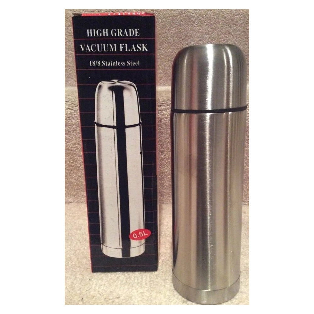 Trade Shop - Acciaio Inox Thermos  Viaggio Freddo Caldo Sport Liquido Borraccia Termica 0.5 L -