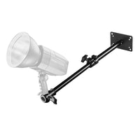 Supporto per luci a soffitto studio fotografico max 6 kg, Braccio estensibile 34-54 cm per faretti fotografici, softbox, videocamera