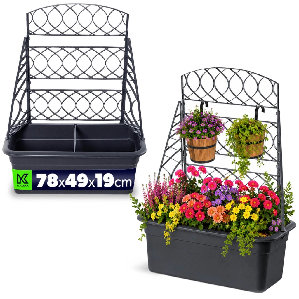 Doniczka z pergolą Bloma DBLO600-S433 antracyt <4>