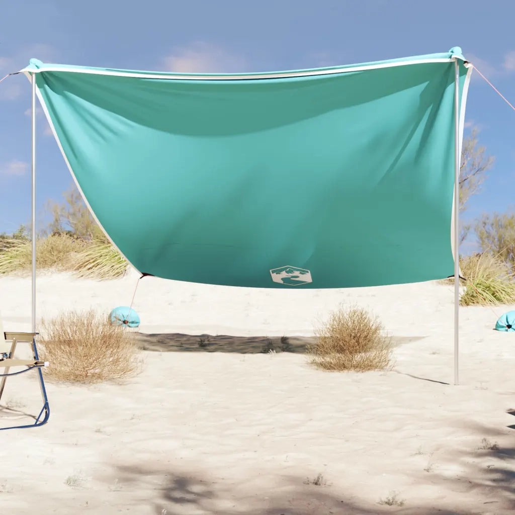 Baldacchino da Spiaggia con Ancore per la Sabbia 304x300 cm 4008645