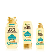 Kit garnier ultra dolce rituale d'argan shampoo balsamo e crema disciplinare