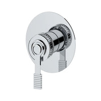 Miscelatore a incasso per vasca/doccia su piastra tonda ultra-piatta - serie Atelier