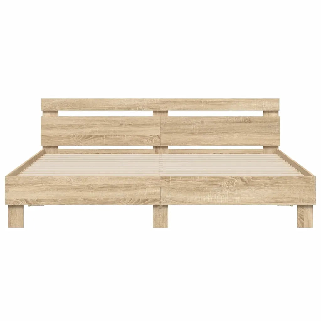 Struttura del letto Sonoma 193 x 203 cm Legno multistrato 3402850