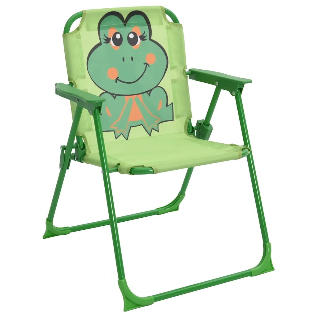 Set da Bistrot da Giardino | Set Salotto da Giardino per Bambini con Ombrellone Verde