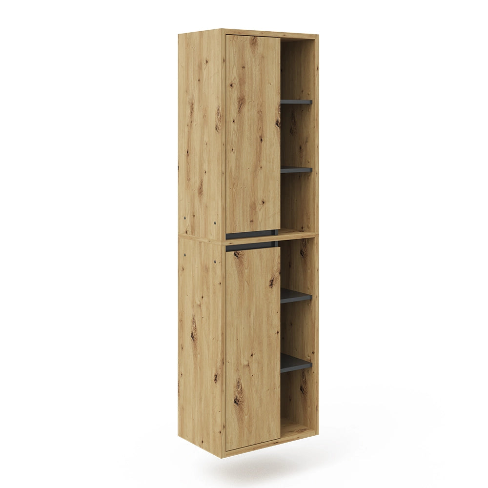 Vicco Mobile da bagno Rovere artigianale 50 x 170 cm