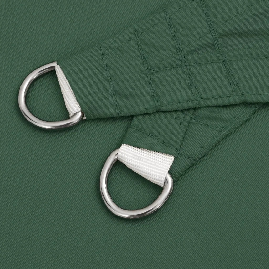 Parasole a Vela Oxford Rettangolare 6x7 m Verde Scuro 135497