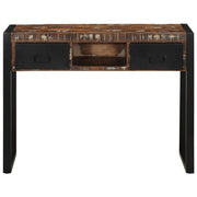 Tavolo Consolle Multicolore 100x35x75cm Legno Massello Recupero 4015928