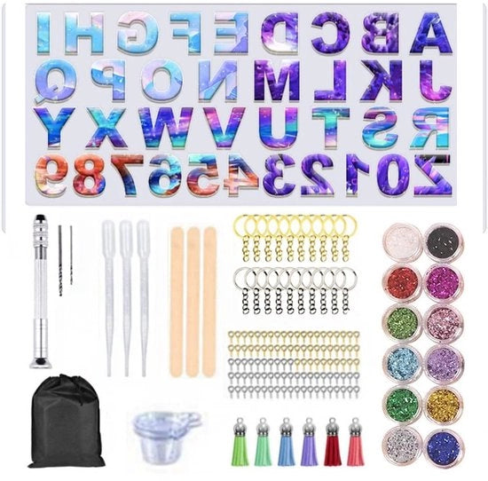 Set di utensili per la lavorazione del bitume - 152 pezzi - con chiave e orecchini - flessibili e resistenti - mallettoni per bitume