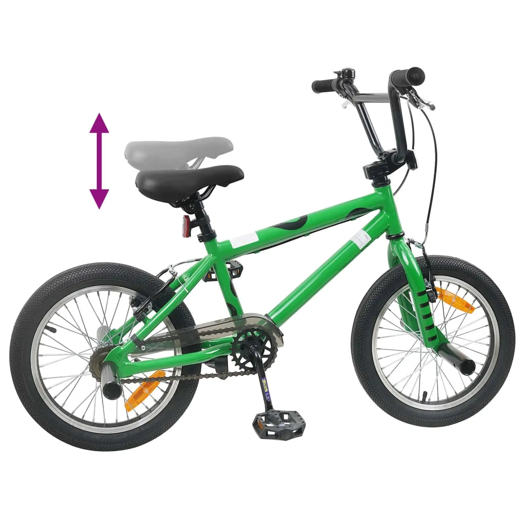 BMX 16 Pollici per 5-8 anni Verde 42009713