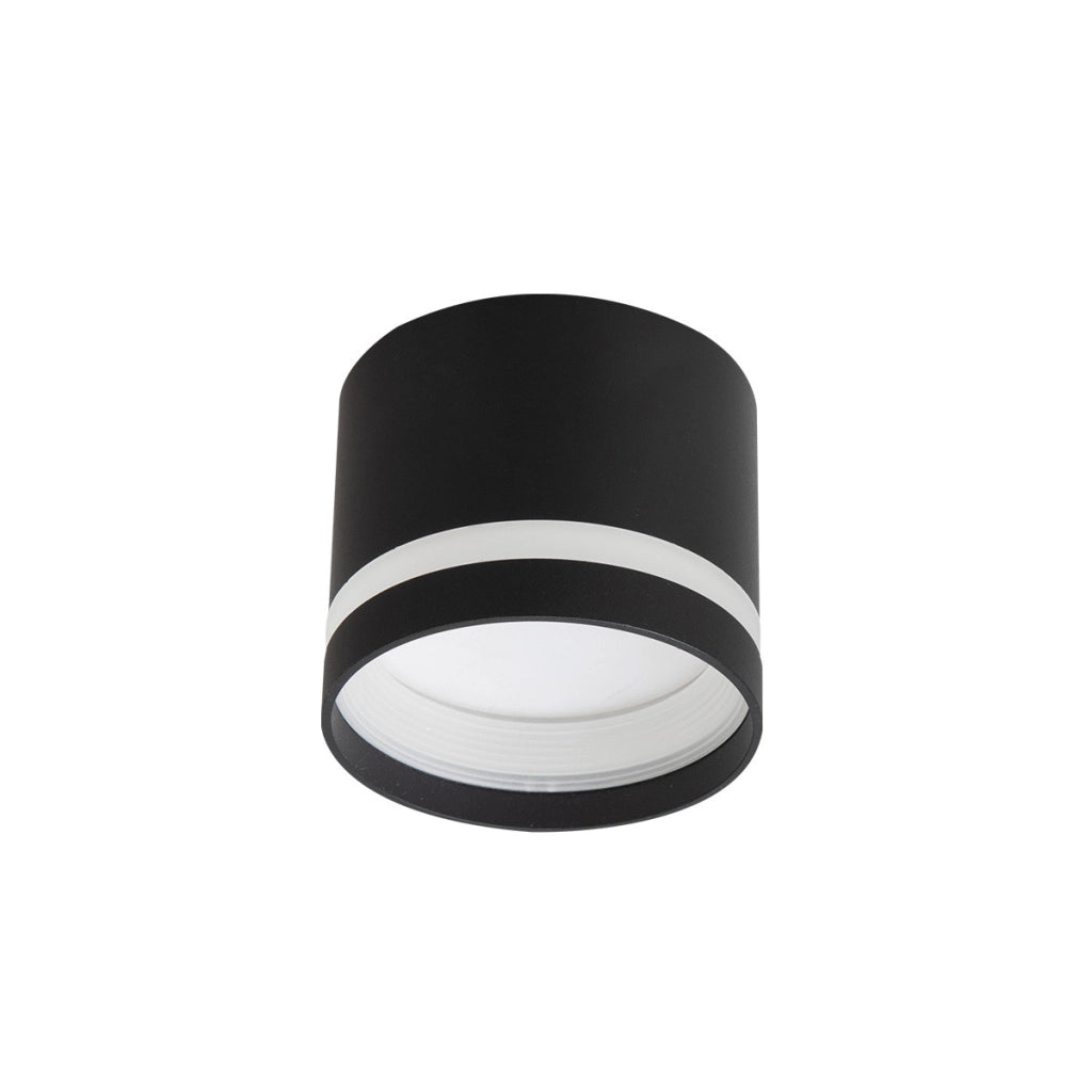 Spot soffitto Kendal nero tondo Ø8,2 GX53 7W Light Prestige