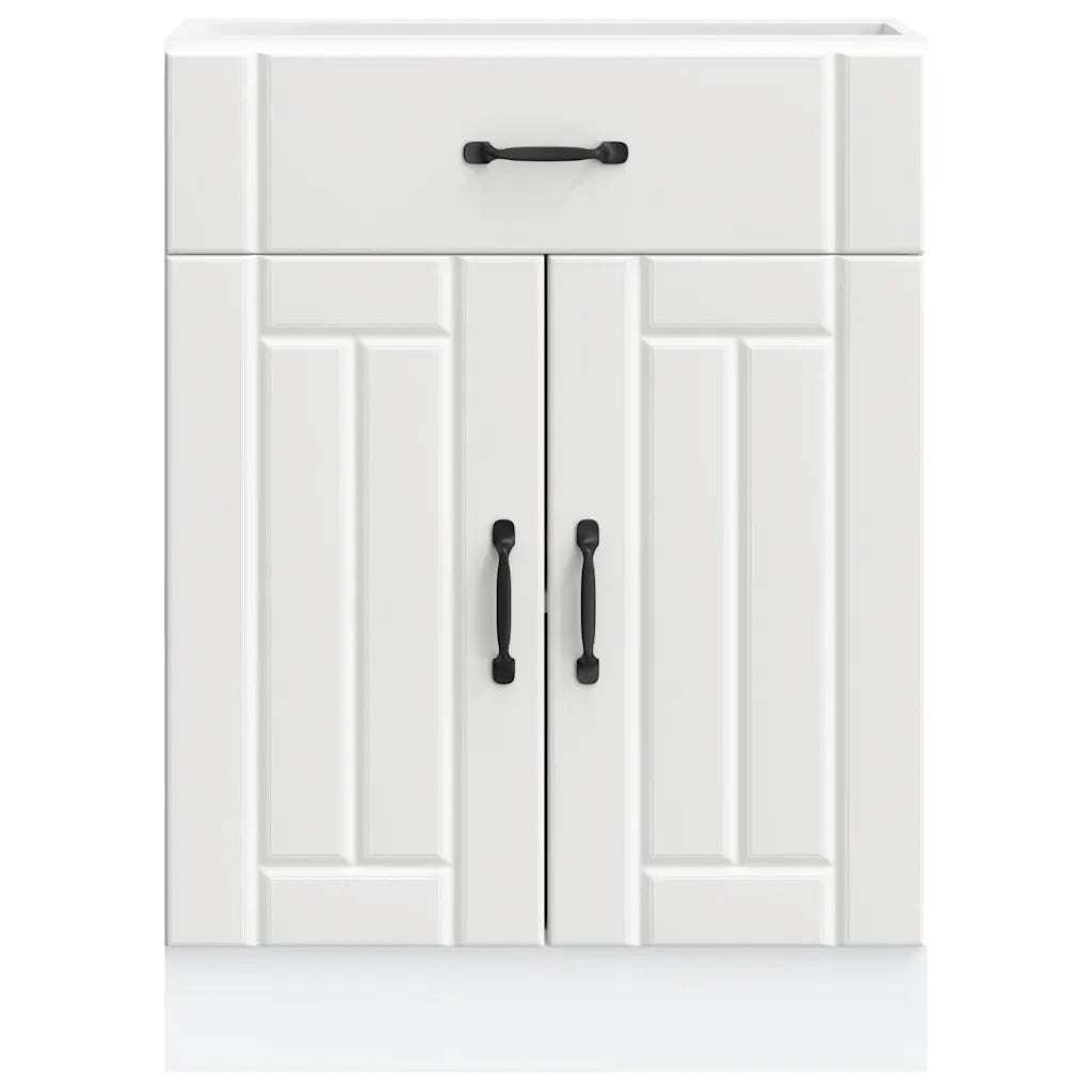 Base da Cucina Lucca Bianco in Legno Multistrato 853727