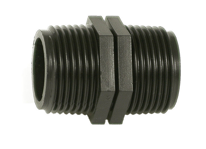 raccordo nylon nipplo 1/2 x 1/2 cod:ferx.4469