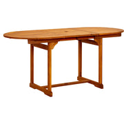 Tavolo da Pranzo per Esterni (120-170)x80x75 cm in Legno Acacia 316567