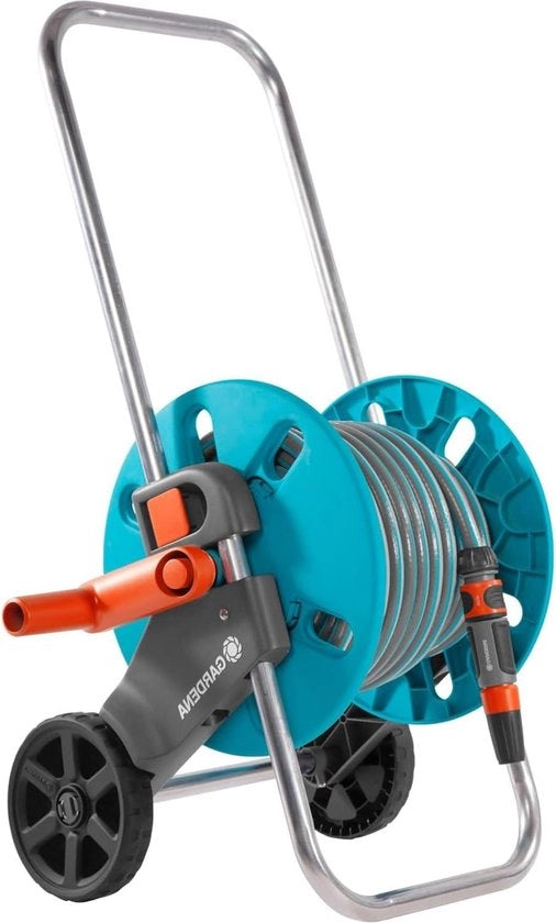Trolley per tubi da giardino con 20 m di tubo classico 13 - contenuto HTML necessario