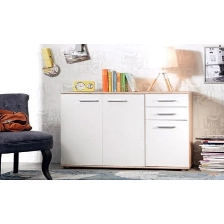 MADIA OSLO 103X34XH74CM OLMO PERLA / BIANCA