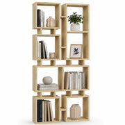 Libreria Moderna 4 Ripiani Quercia Scaffalatura Soggiorno Ufficio 79x24x166.5 cm