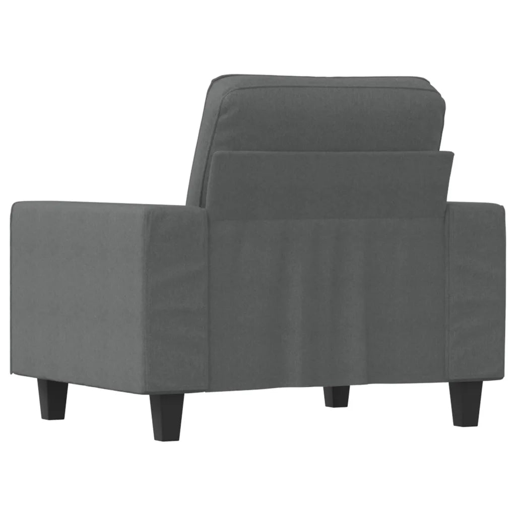 Poltrona Grigio Scuro 60 cm in Tessuto 359376
