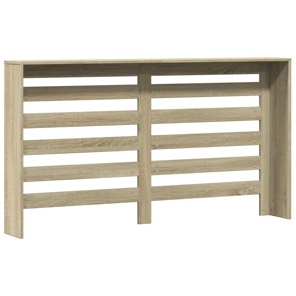 vidaXL Copertura Termosifone Rovere Sonoma 149x20x82 Legno Multistrato