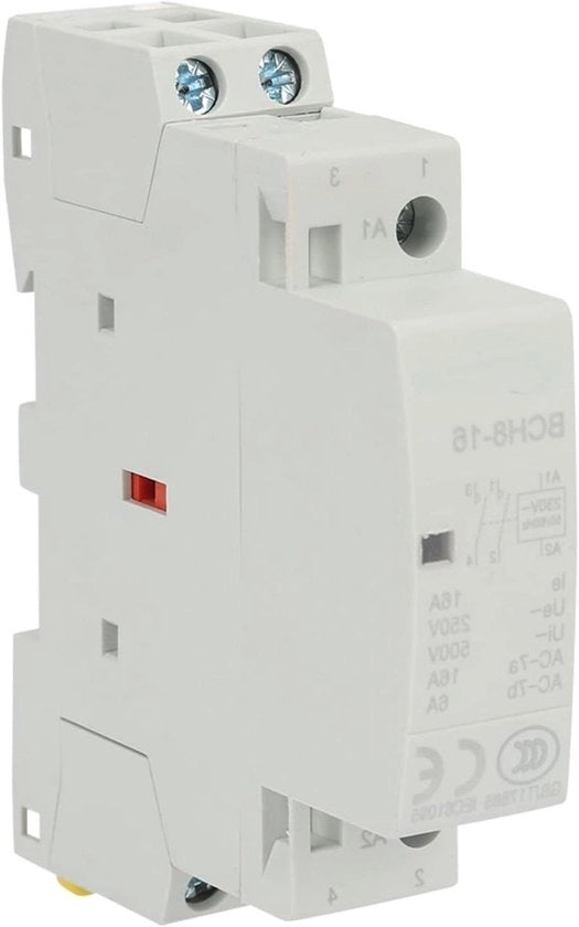Sostituzione AC 2-pole 16A 220V/230V 1NO 1NC per uso domestico montaggio su rail DIN 50/60Hz