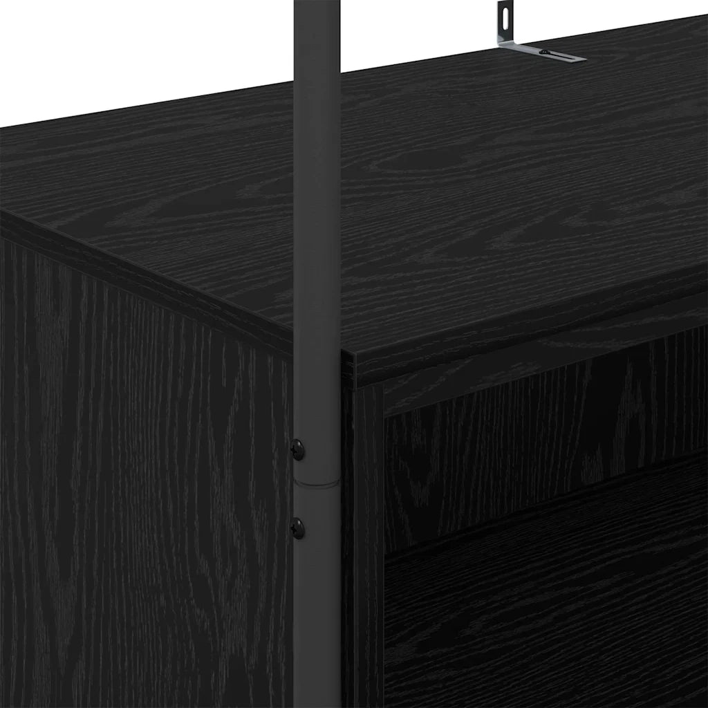 Stendibiancheria Nero 100 x 44 x 160 cm Legno multistrato 868451