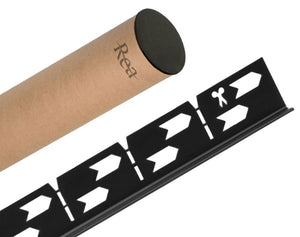 Profilo Doccia Pendenzato 140cm Black destra