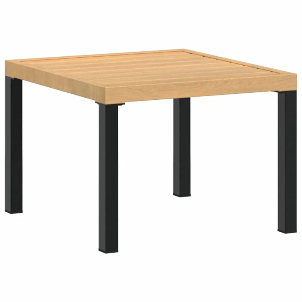 Divani Giardino con Cuscini 5pz Neri Acciaio Verniciato Polvere 3283659