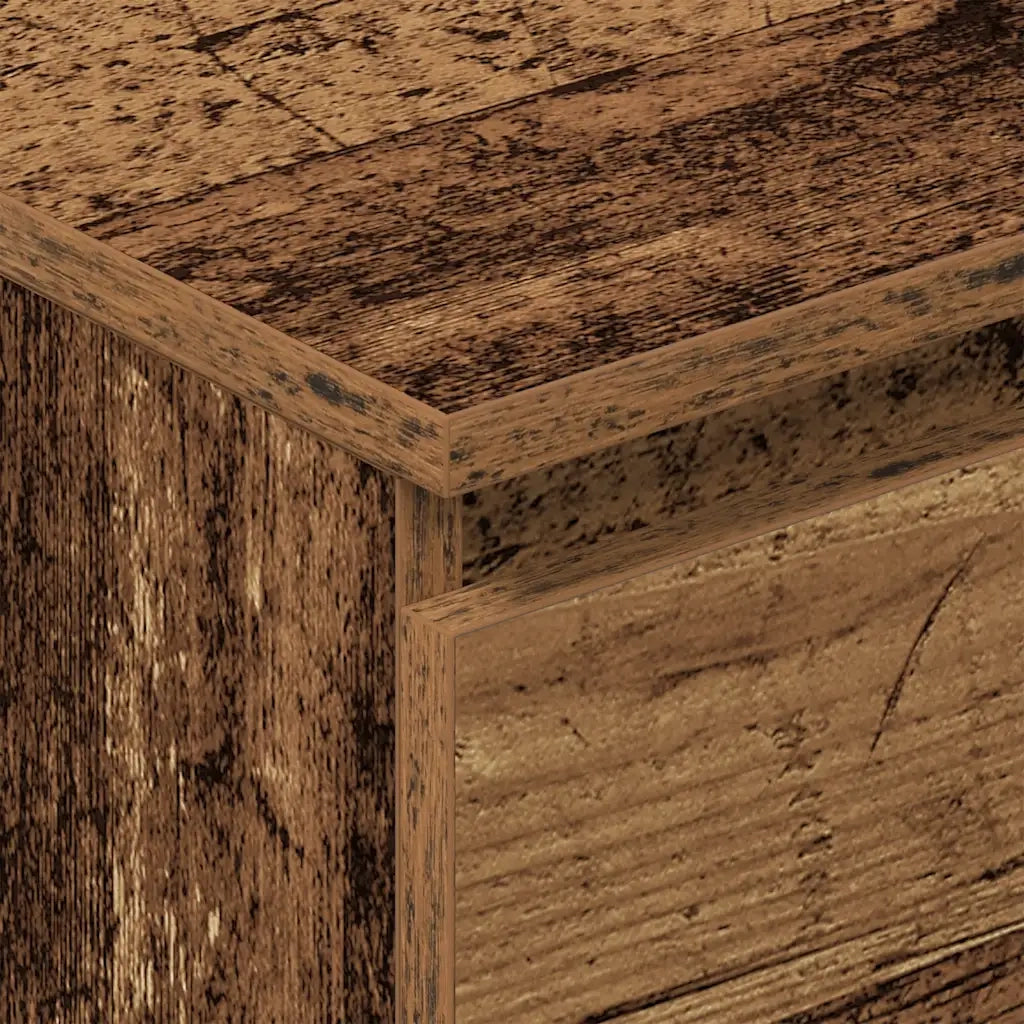 Credenza Legno Antico 60x35x98,5 cm in Legno Multistrato 861128