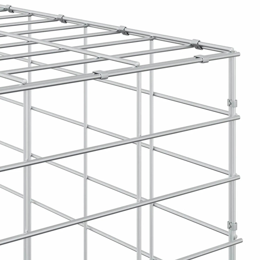 Gabione con filo da 3,5 mm e rete da 5x2,5 cm 500x50x200 cm 3461908