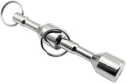 Sleutelhangers magnetici per borsa con forti magneti neodimio, oro e argento, test magnetico in metallo