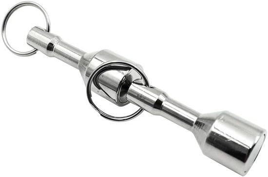 Sleutelhangers magnetici per borsa con forti magneti neodimio, oro e argento, test magnetico in metallo