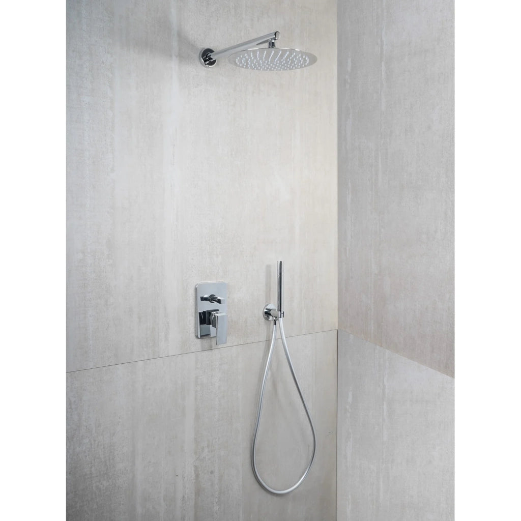 Soffione Doccia tondo Cromo in Acciaio inox Mod. Smart