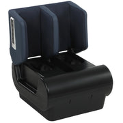 Massaggiatore per gambe 2 in 1 con funzione riscaldante, compressione ad aria, timer, 3 modalit¨¤ e intensit¨¤, colore blu e nero.
