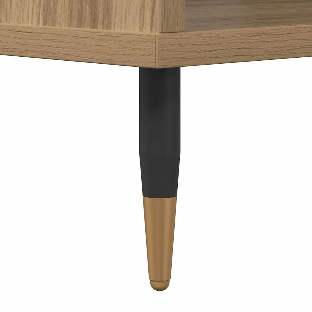 Tavolino da salotto rovere artigianale 60 x 50 x 40 cm 879607