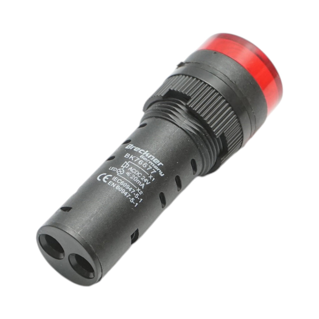Indicatore di segnalazione LED industriale con cicalino 24V AC/DC 16mm Breckner Germany