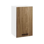 Pensile per cucina componibile da 40 cm con un’anta, realizzata in legno 100% MADE IN ITALY colore Noce