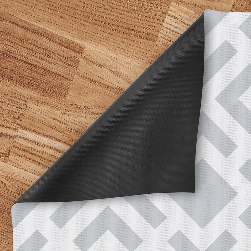 Tappeto vinilico di alta qualità geometrica grigio 120x180