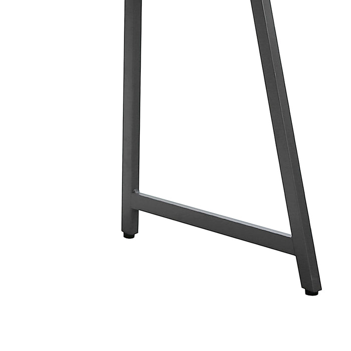 Alix - scrivania in legno e metallo con cassetti - 124x50x88 cm