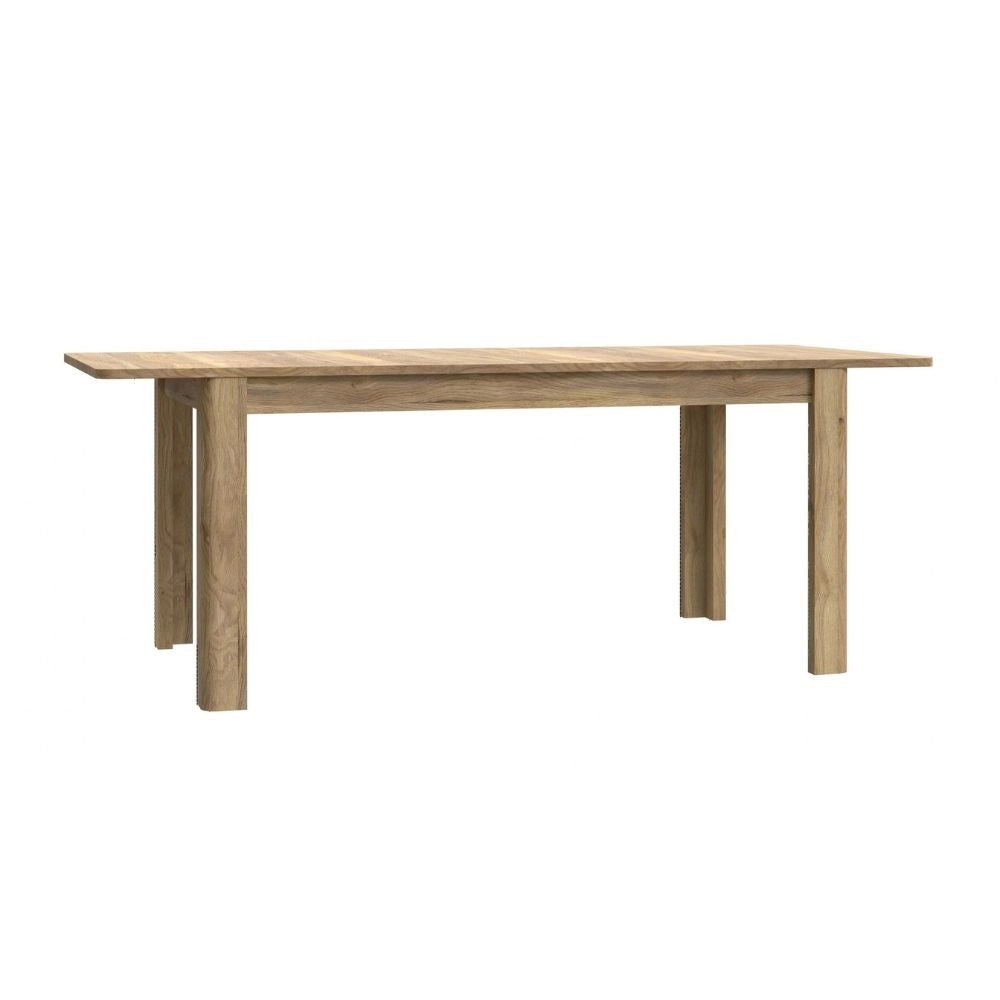 Tavolo rettangolare allungabile Mono Core 160/206 cm con allunga centrale colore rovere