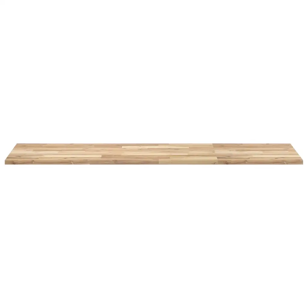 Piano Scrivania Non Trattato 120x50x2cm Legno Massello Acacia