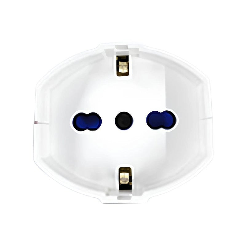 Prolunga Elettrica Lineare Con Interruttore 10M 3X1mm Spina Italiana 10A Presa Bipasso Schuko 10/16A Max 2300W