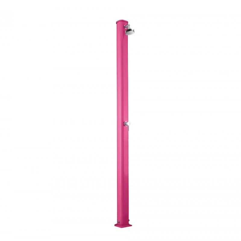 Doccia Solare Jolly 25 Litri In Alluminio Con Miscelatore Colore Fuxia Cv-A600/4003