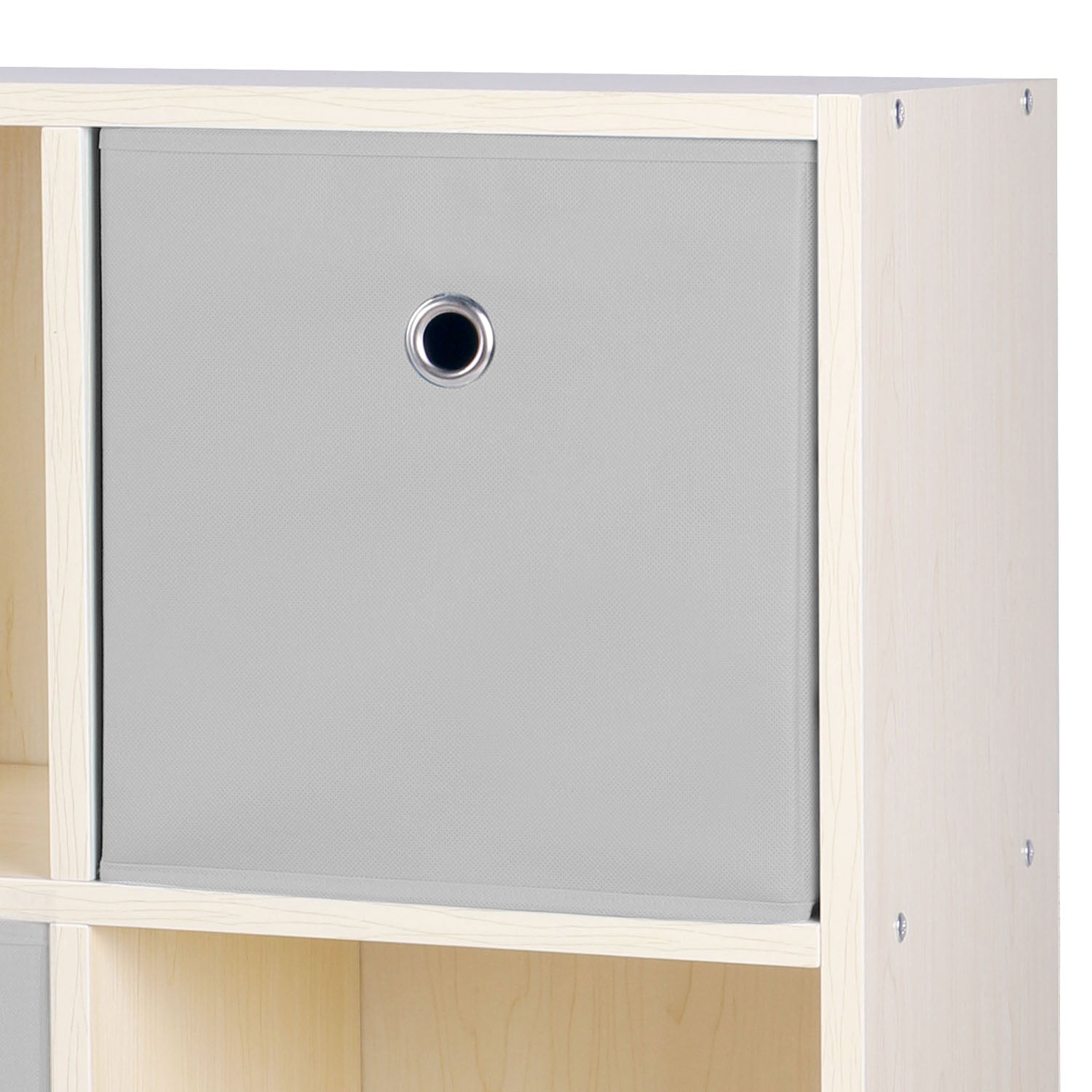 Melphy - mobiletto multiuso con vani a giorno e cassetti - 2 vani + 2 cassetti