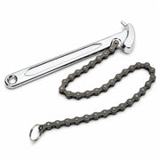 Chiave a Catena Regolabile 22 Cm In Acciaio per Tubi Filtri Olio Raccordi 722009