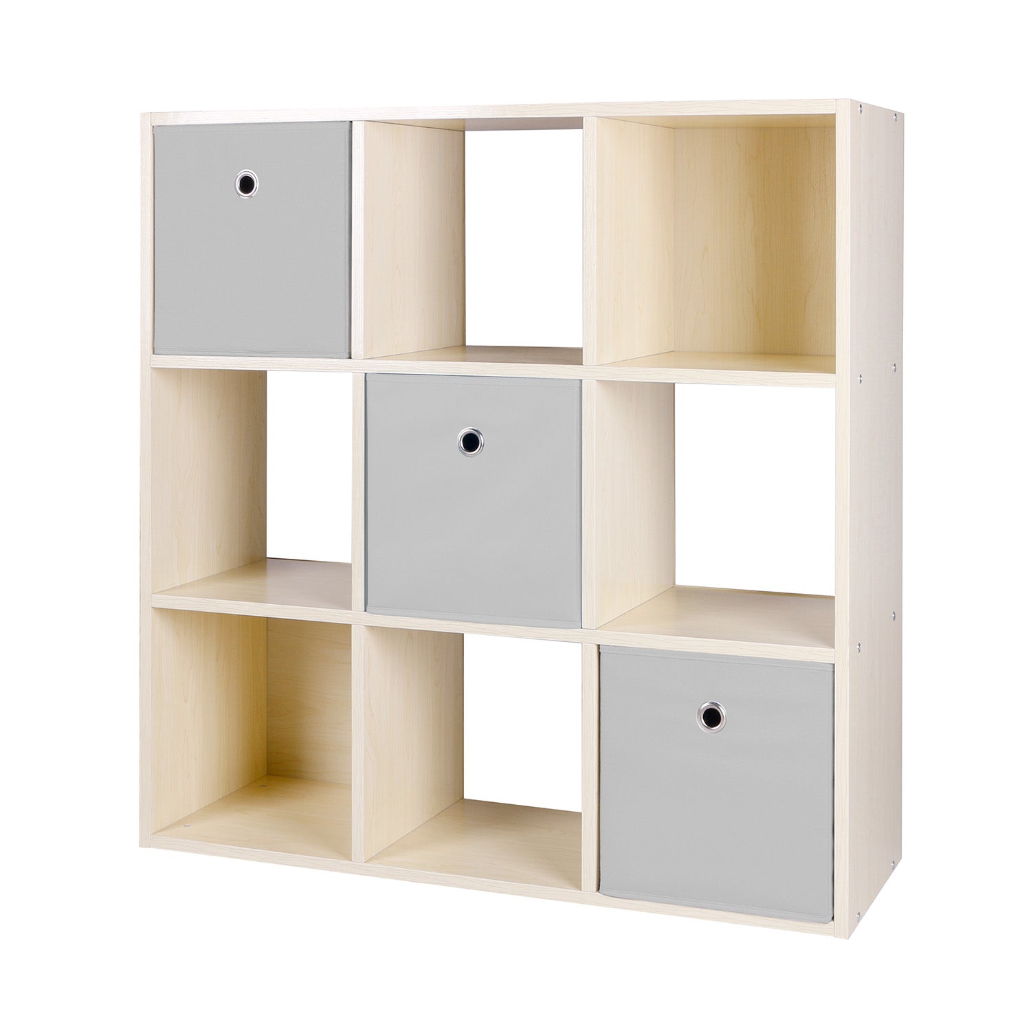 Melphy - mobiletto multiuso con vani a giorno e cassetti - 6 vani + 2 cassetti