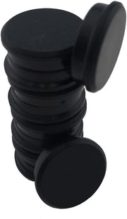 Magneetti forti per lavagne Ø24 mm – per lavagne bianche, frigoriferi, lavagne scolastiche, pareti magnetiche, armadi archivi e altri superfici metalliche – aderenza fino a 10 fogli A4 (NERO)