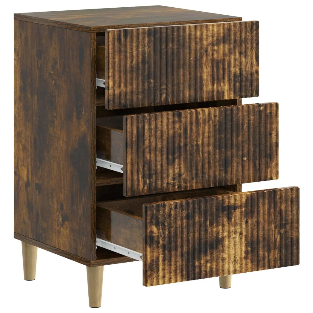 Armadio da Notte Rovere Fumo 43 x 41 x 66,5 cm 894560