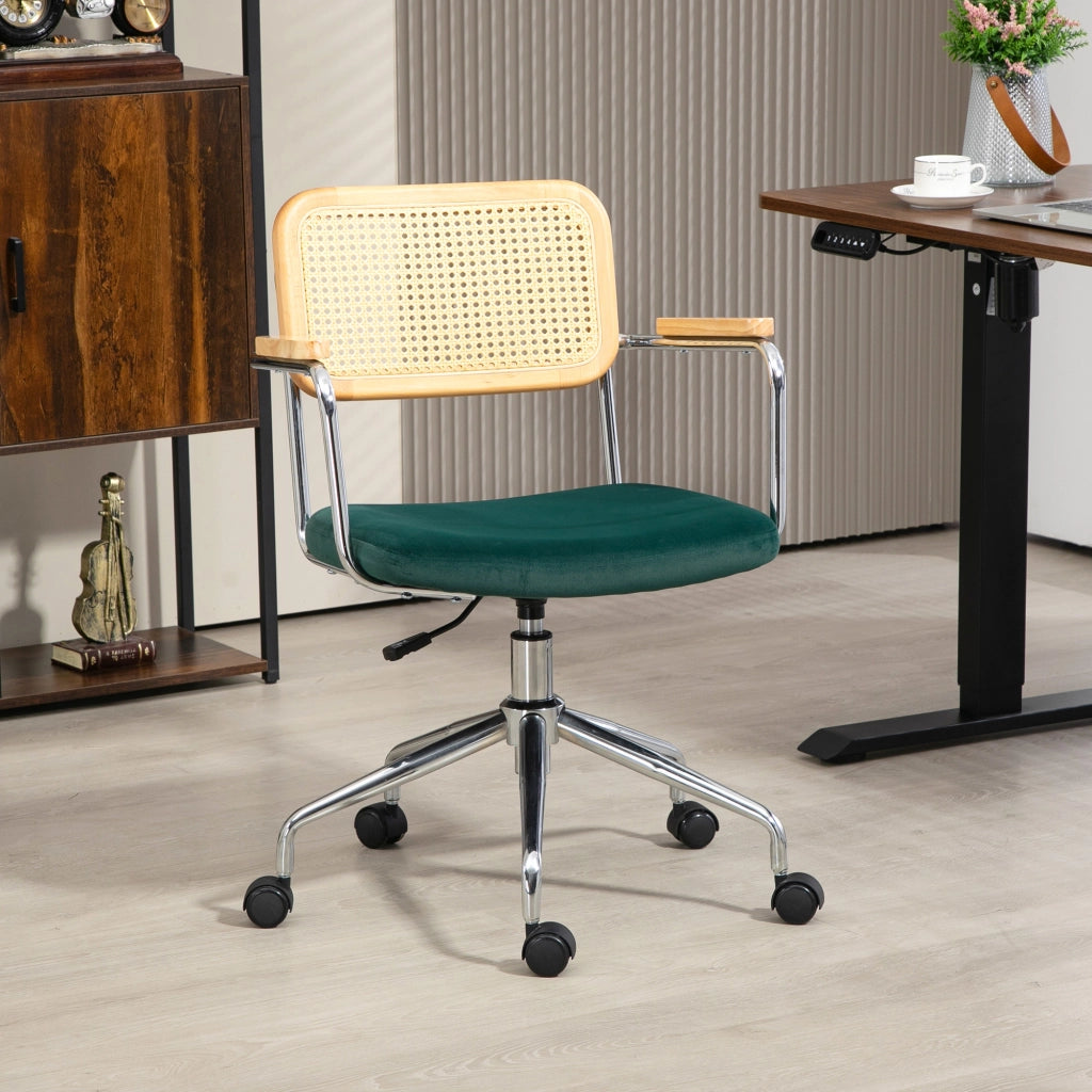 Sedia da Ufficio Boho Design ¨C Zephmum ¨C Braccioli Legno Verde