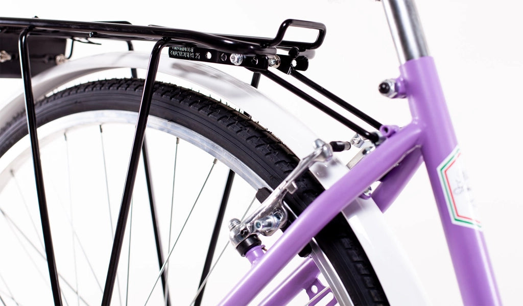 MARIO SCHIANO city bike 28 donna , bici da passeggio cambio 7 velocita' Shimano ,Glicine
