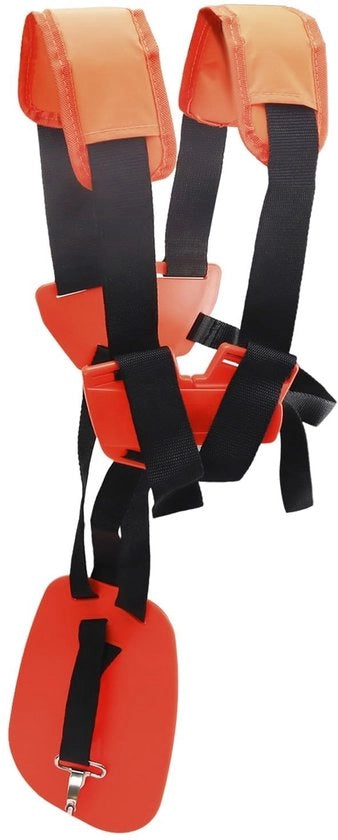Trimmer per spalla con cinturino regolabile - supporto ottimale - colore arancione - universale - comodo da utilizzare