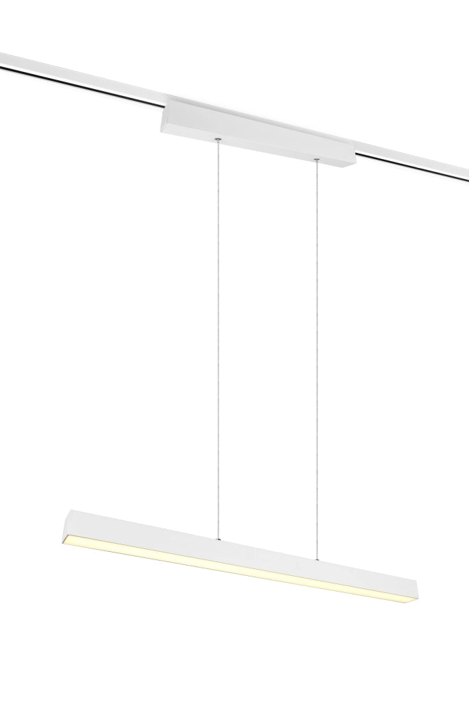 Lampada a Sospensione da Interno a led in Metallo Bianco Opaco